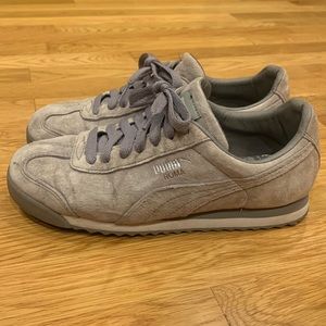 Grey Puma Roma Sneakers